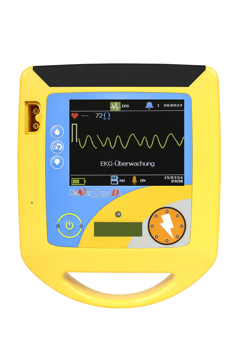Saver One AED Profi Defibrillator Modell D / Drucker / 360 Joule / Akku Upgrade