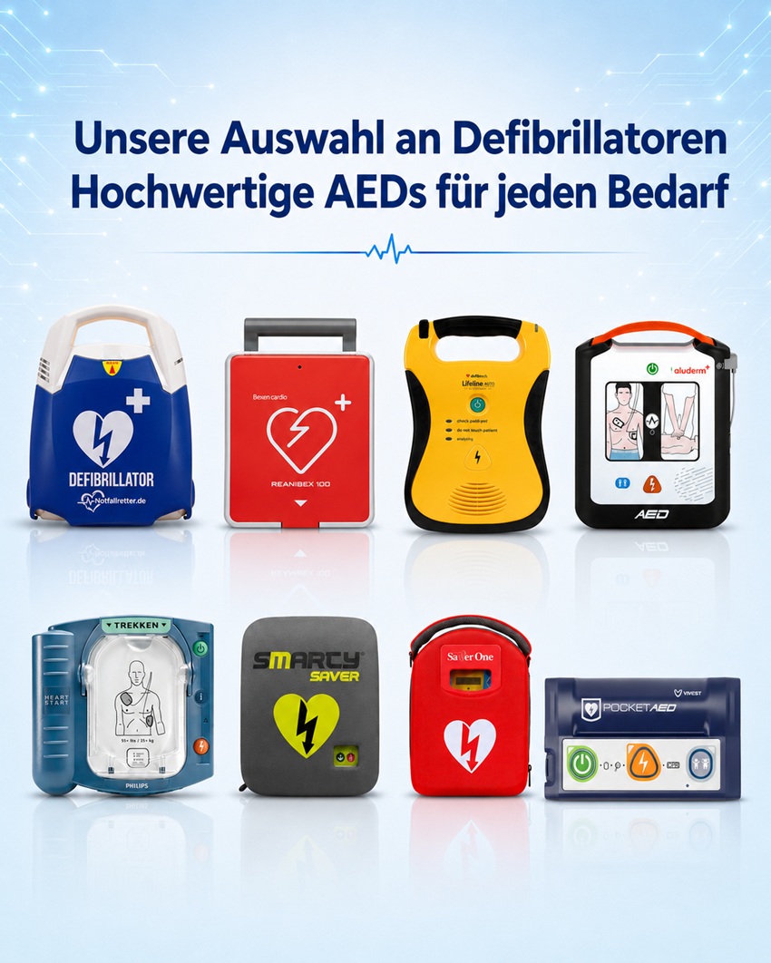 Hochwertige AED Defibrillatoren bei Notfallretter.de