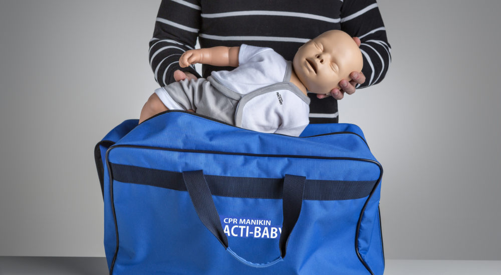 Notfallretter.de® HLW Baby Puppe 2in1 für Trainingszwecke