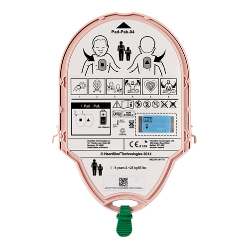 Heartsine PED-PAK 04 Batterie/ Elektroden Kassette für Kleinkinder 